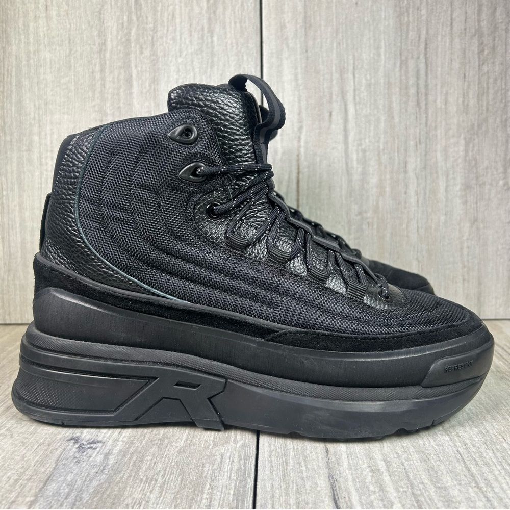 Represent Ascender Black Combat Sneaker Boot Wome… - image 1
